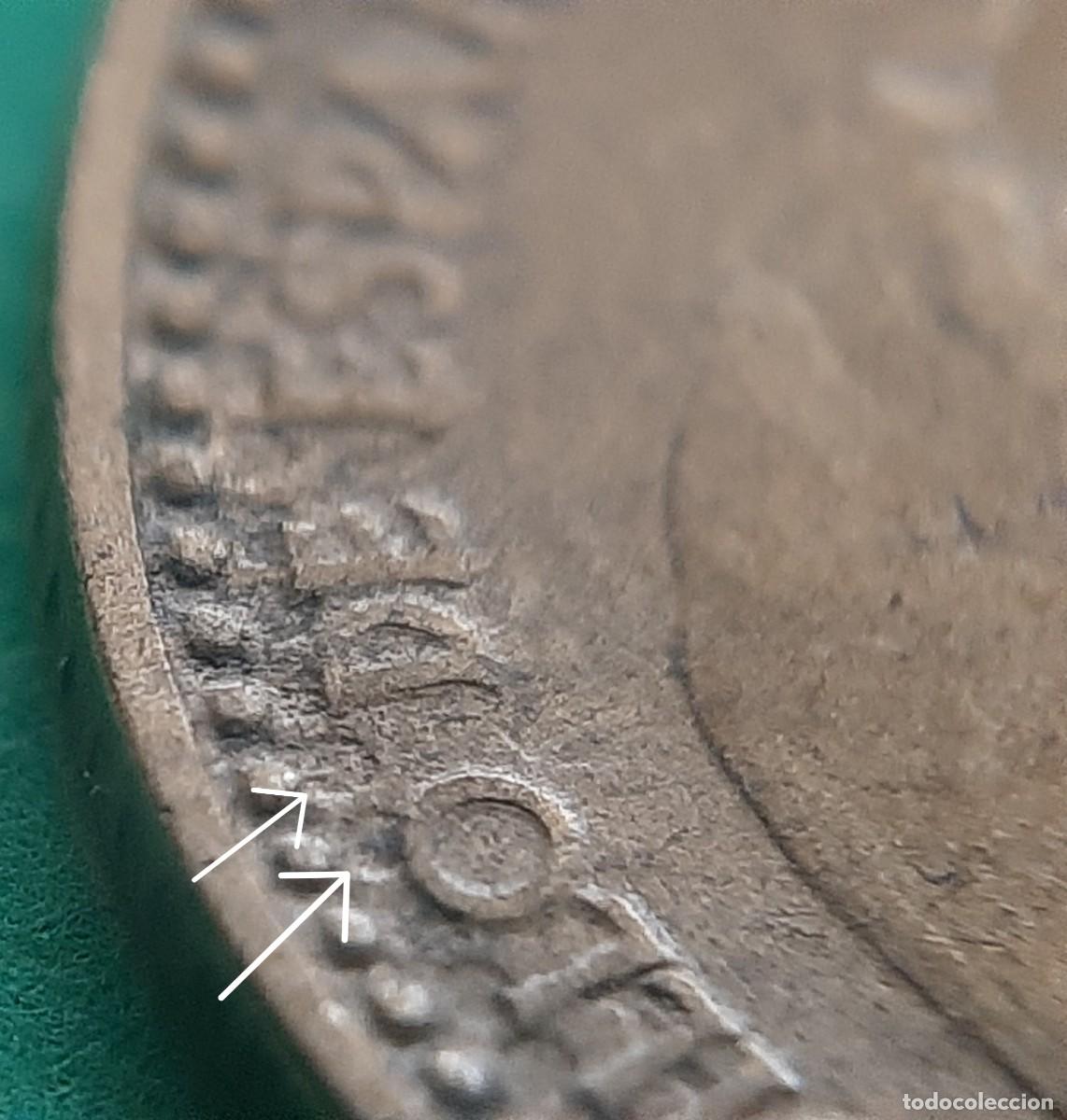 Monedas con errores: (ERROR-ESPA&Ntilde;A)(1963*65) 1 PESETA CON ERROR. REPINTE EN ANVERSO Y REVERSO - Foto 12