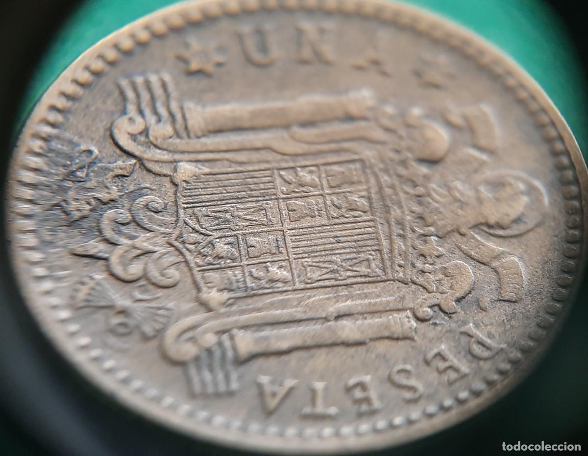 Monedas con errores: (ERROR-ESPA&Ntilde;A)(1963*65) 1 PESETA CON ERROR. REPINTE EN ANVERSO Y REVERSO - Foto 17