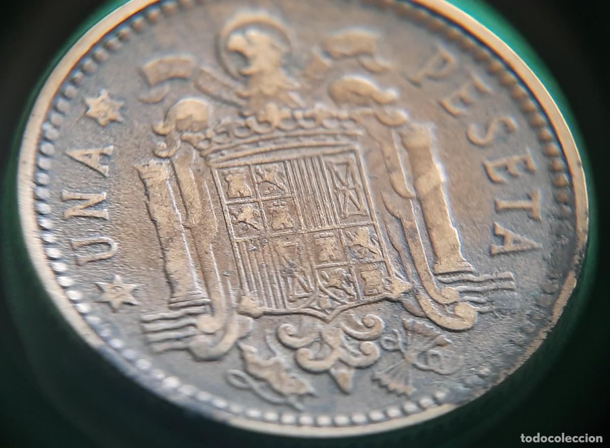 Monedas con errores: (ERROR-ESPA&Ntilde;A)(1953*63) 1 PESETA CON ERROR. REPINTE EN ANVERSO Y REVERSO - Foto 17