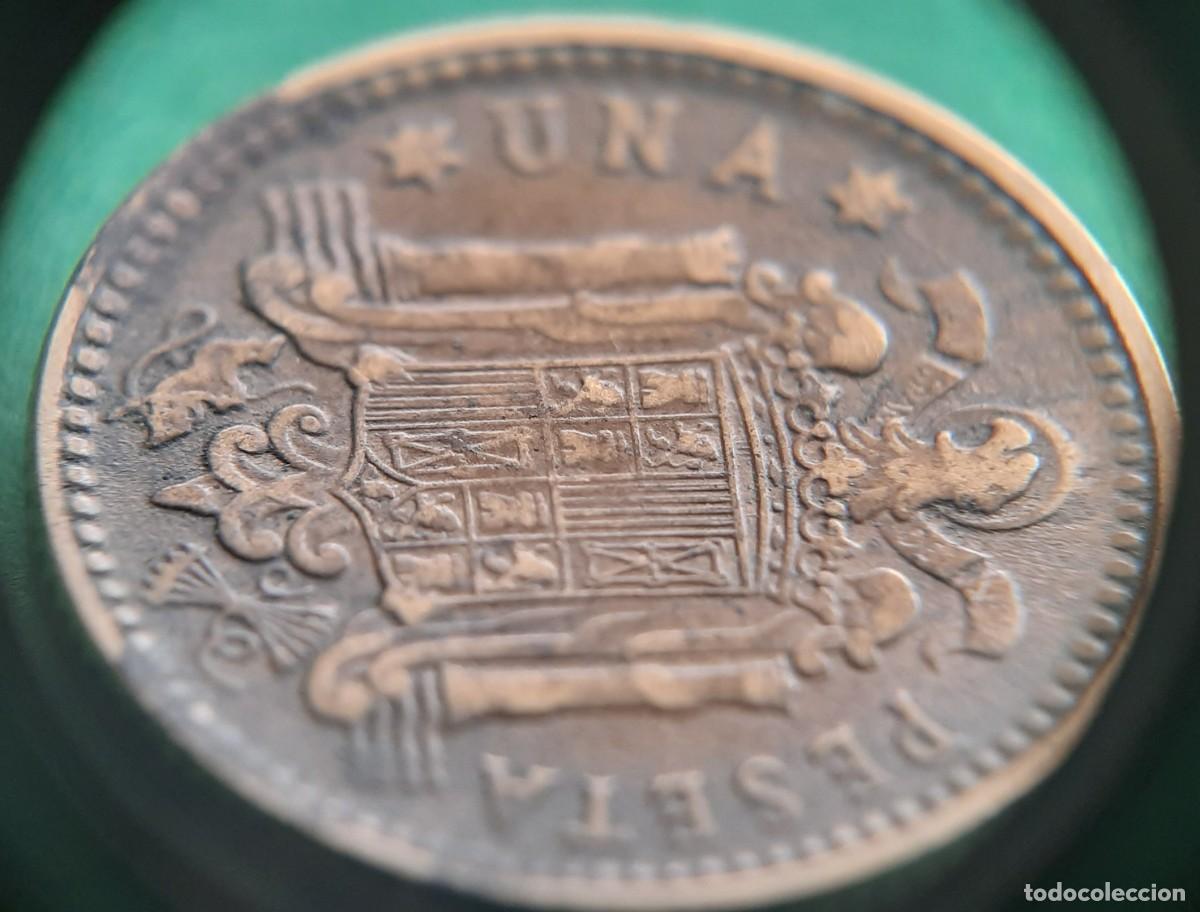 Monedas con errores: (ERROR-ESPA&Ntilde;A)(1953*63) 1 PESETA CON ERROR. REPINTE EN ANVERSO Y REVERSO - Foto 18