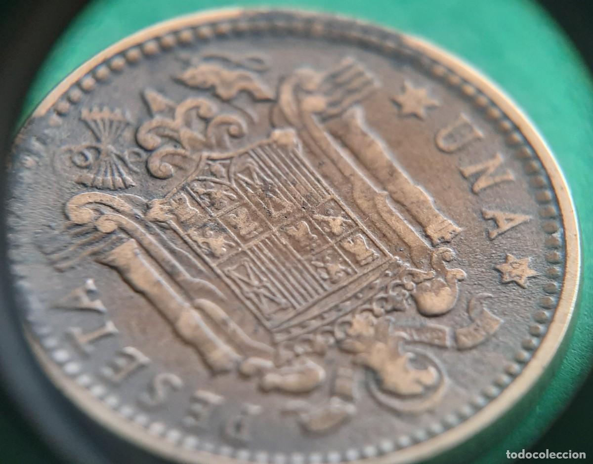 Monedas con errores: (ERROR-ESPA&Ntilde;A)(1953*63) 1 PESETA CON ERROR. REPINTE EN ANVERSO Y REVERSO - Foto 19