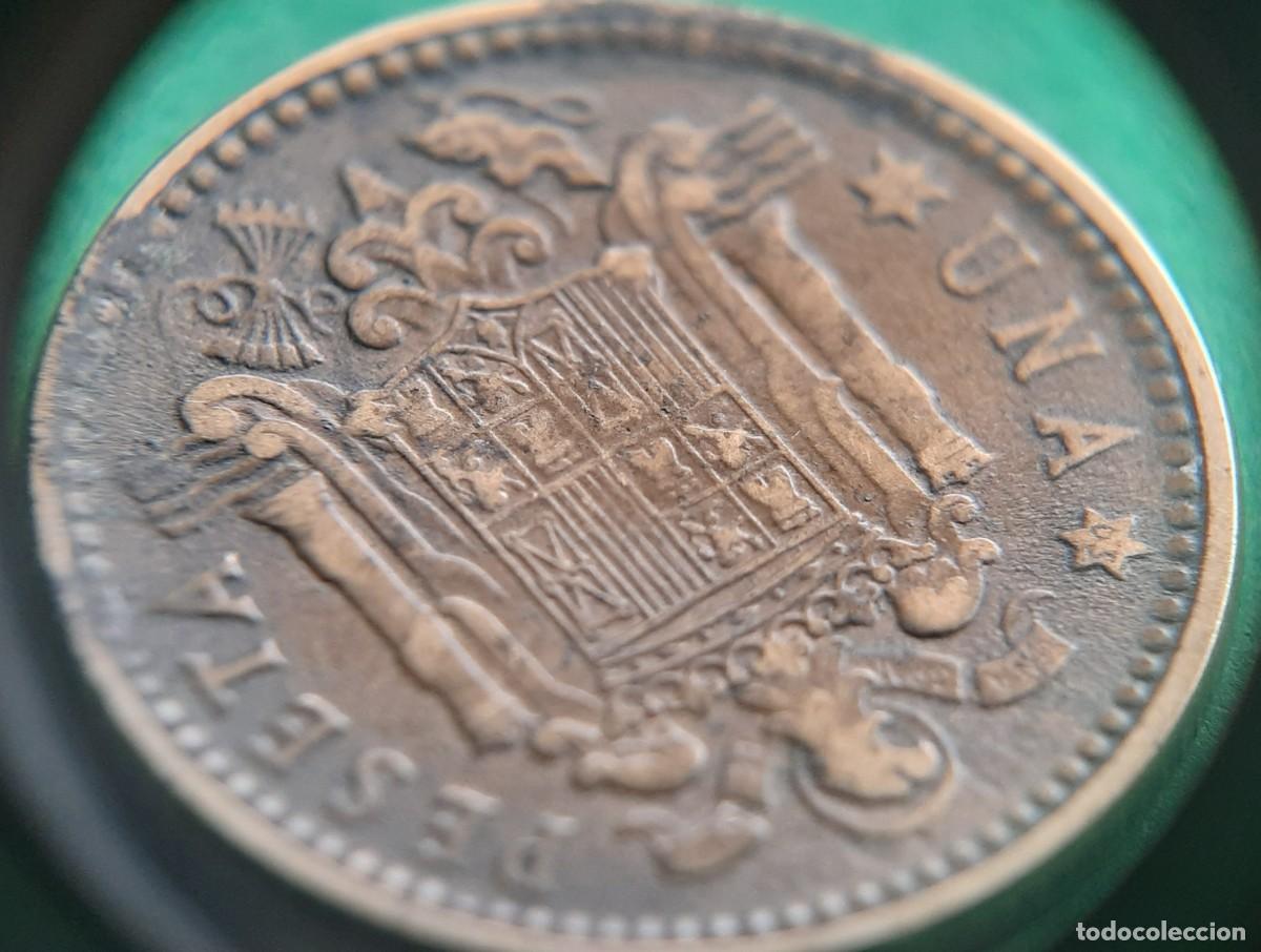 Monedas con errores: (ERROR-ESPA&Ntilde;A)(1953*63) 1 PESETA CON ERROR. REPINTE EN ANVERSO Y REVERSO - Foto 20