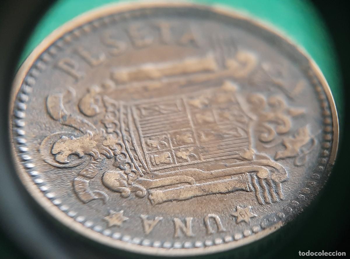 Monedas con errores: (ERROR-ESPA&Ntilde;A)(1953*63) 1 PESETA CON ERROR. REPINTE EN ANVERSO Y REVERSO - Foto 21