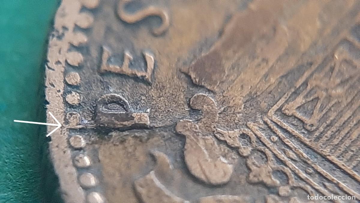 Monedas con errores: (ERROR-ESPA&Ntilde;A)(1953*56) 1 PESETA CON ERROR. ROTURA DE CU&Ntilde;O - Foto 2