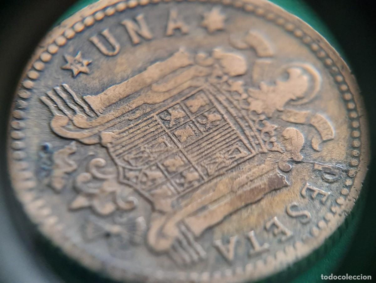 Monedas con errores: (ERROR-ESPA&Ntilde;A)(1953*56) 1 PESETA CON ERROR. ROTURA DE CU&Ntilde;O - Foto 14