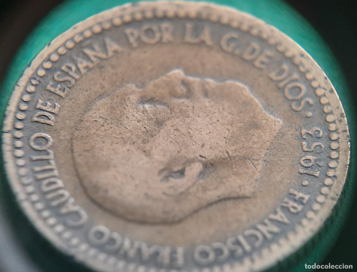 Monedas con errores: (ERROR-ESPA&Ntilde;A)(1953*56) 1 PESETA CON ERROR. ROTURA DE CU&Ntilde;O - Foto 16