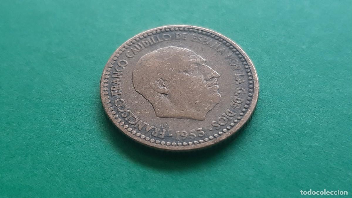 Monedas con errores: (ERROR-ESPA&Ntilde;A)(1953*62) 1 PESETA CON ERROR. HOJITAS - Foto 7