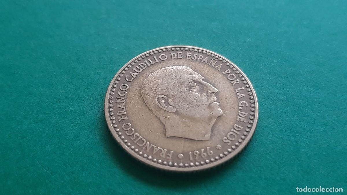 Monedas con errores: (ERROR-ESPA&Ntilde;A)(1966*67) 1 PESETA CON ERROR. ROTURA DE CU&Ntilde;O - Foto 5