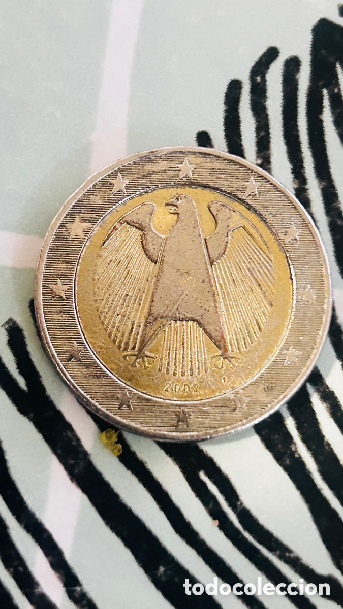 Monedas con errores: 2&euro; de Alemania error de acu&ntilde;aci&oacute;n. . - Foto 2