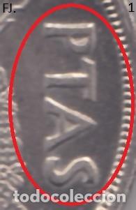Monedas con errores: Moneda 50 Ptas 1983 J Carlos. Error, Remarcada 50-Ptas. Rev S/C. - Foto 4
