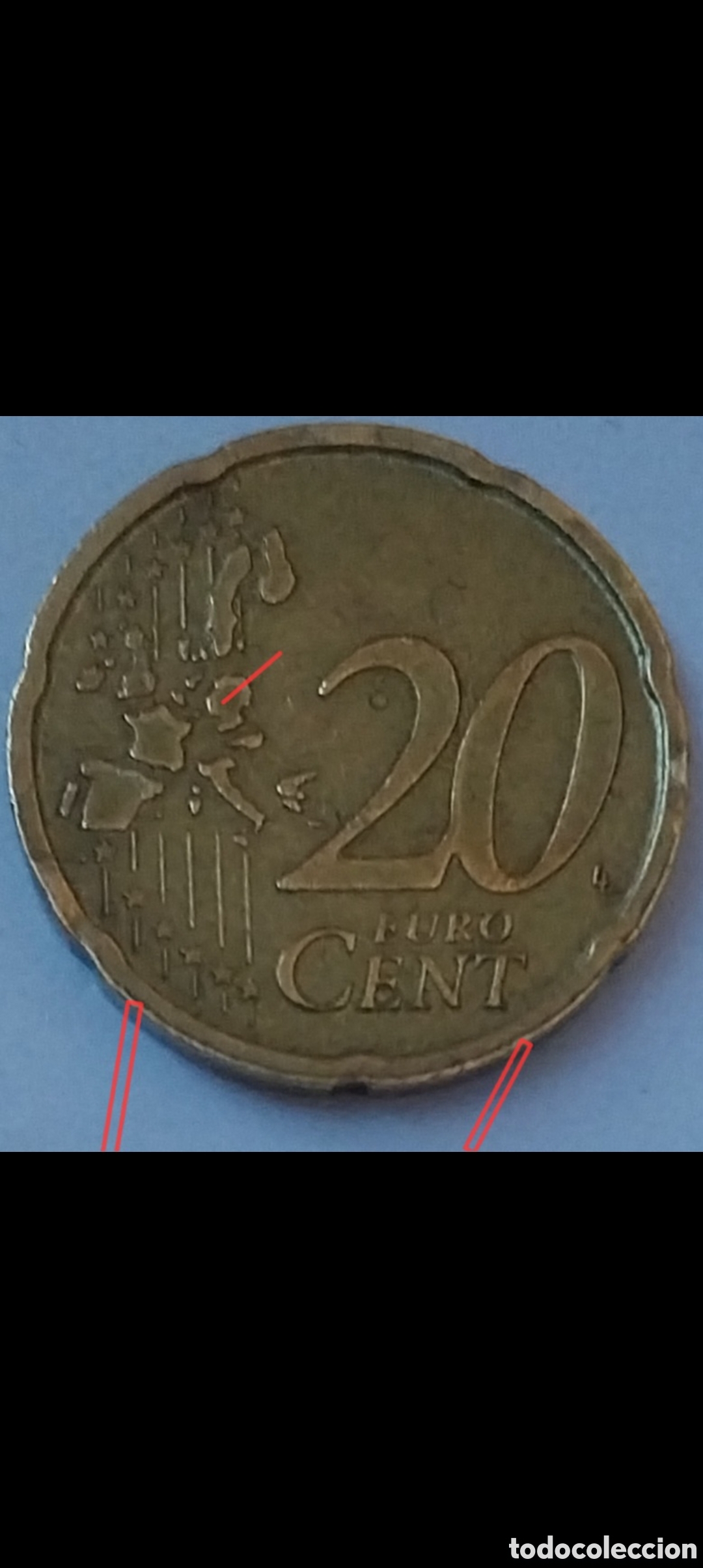 Monedas con errores: 20cent ERRORES de Acu&ntilde;aci&oacute;n Espa&ntilde;a 1999 - Foto 5