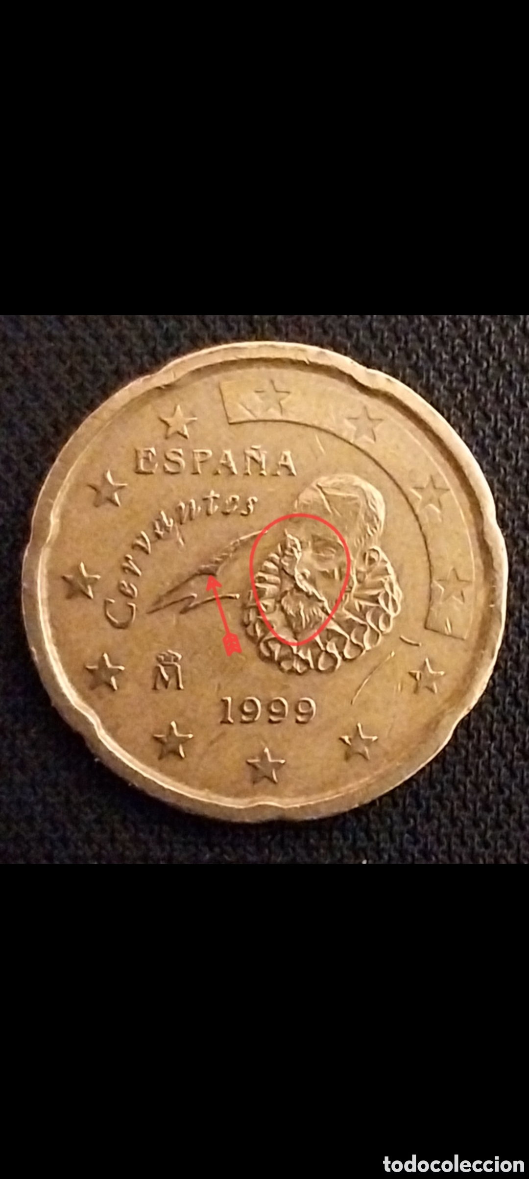 Monedas con errores: 20cent ERRORES de Acu&ntilde;aci&oacute;n Espa&ntilde;a 1999 - Foto 8