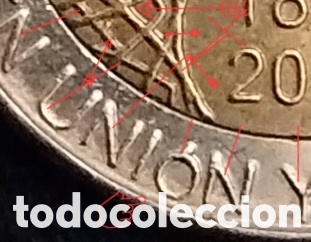Monedas con errores: 1 PES&Oacute; ARGENTINA ERRO 2013 Conmemorativa - Foto 3
