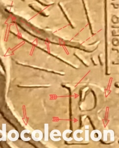 Monedas con errores: Francia 1999- ERROR M&Uacute;LTIPLE Choque+Rotura Cu&ntilde;o+Laminaci&oacute;n - Foto 7