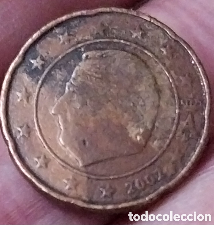 Monedas con errores: 20cents B&eacute;lgica 2002 Errores de - Foto 3