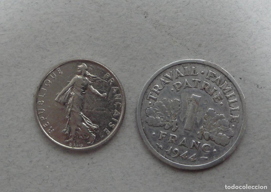 Monedas con errores: DOS MONEDAS FRANCESAS - Foto 1