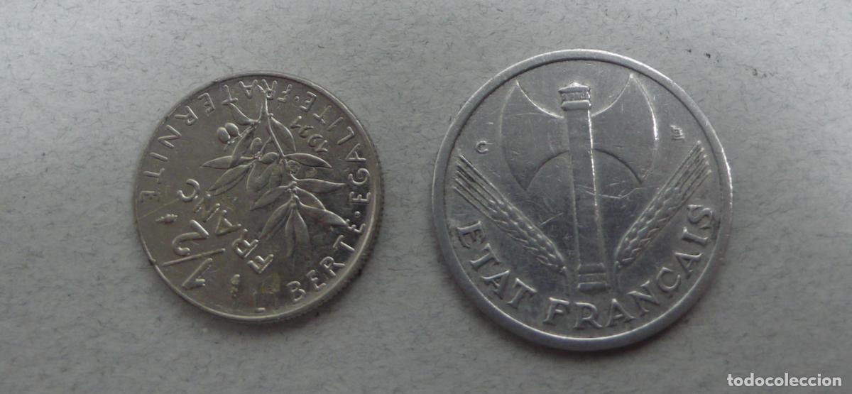 Monedas con errores: DOS MONEDAS FRANCESAS - Foto 2