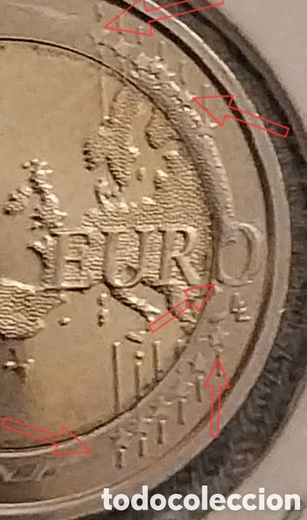Monedas con errores: Error de Ceca 2eu B&eacute;lgica 2008 Conmemorativa - Foto 7