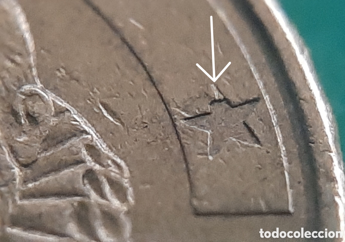 Monedas con errores: (ESPA&Ntilde;A)(2005)(ERROR) 10 C&Eacute;NTIMOS CON EXCESOS DE METAL. CIRCULADA - Foto 6