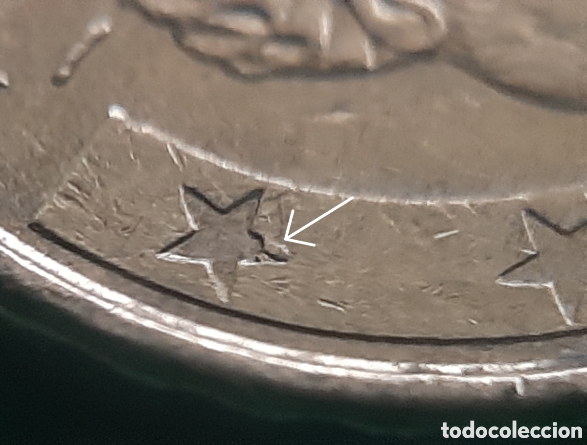 Monedas con errores: (ESPA&Ntilde;A)(2005)(ERROR) 10 C&Eacute;NTIMOS CON EXCESOS DE METAL. CIRCULADA - Foto 7