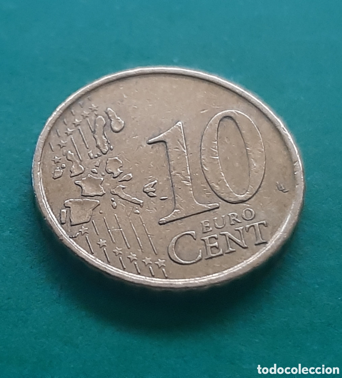 Monedas con errores: (ESPA&Ntilde;A)(2005)(ERROR) 10 C&Eacute;NTIMOS CON EXCESOS DE METAL. CIRCULADA - Foto 15