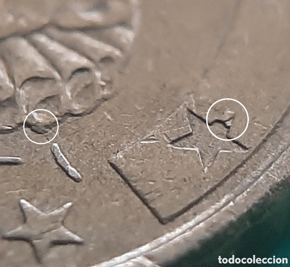 Monedas con errores: (ESPA&Ntilde;A)(2005)(ERROR) 10 C&Eacute;NTIMOS CON EXCESOS DE METAL. CIRCULADA - Foto 18