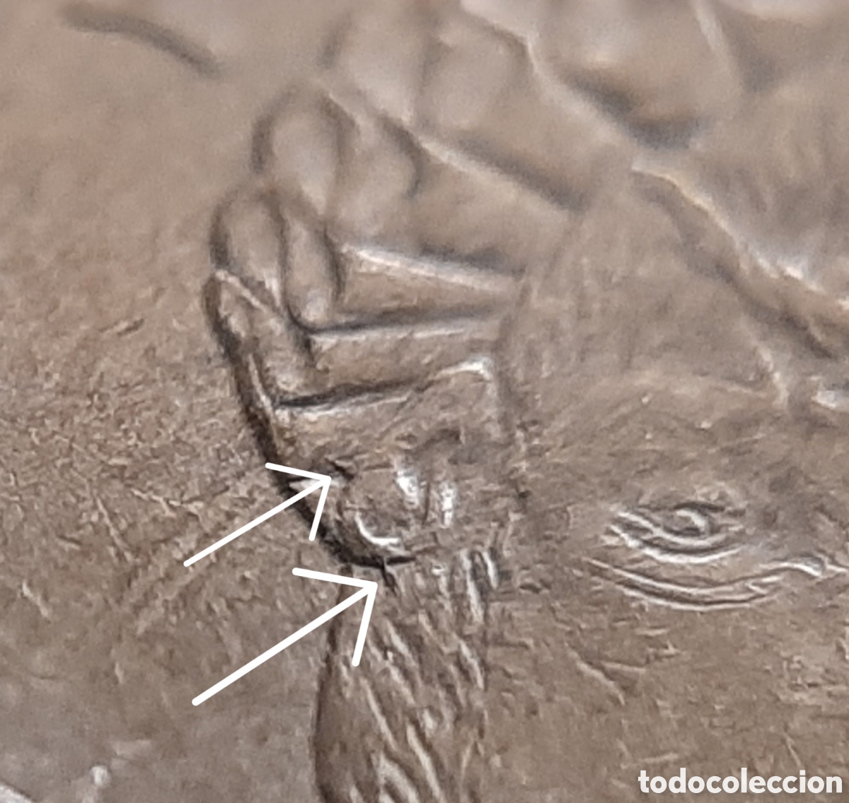 Monedas con errores: (ESPA&Ntilde;A)(2018)(ERROR) 10 C&Eacute;NTIMOS CON EXCESOS DE METAL. CIRCULADA - Foto 4