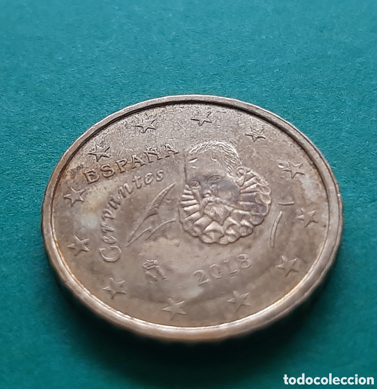 Monedas con errores: (ESPA&Ntilde;A)(2018)(ERROR) 10 C&Eacute;NTIMOS CON EXCESO DE METAL. CIRCULADA - Foto 7