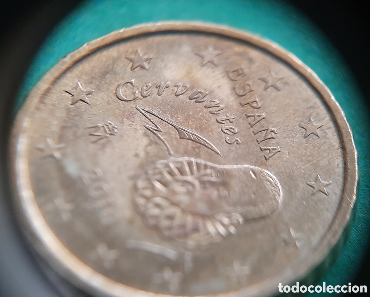 Monedas con errores: (ESPA&Ntilde;A)(2018)(ERROR) 10 C&Eacute;NTIMOS CON EXCESO DE METAL. CIRCULADA - Foto 11