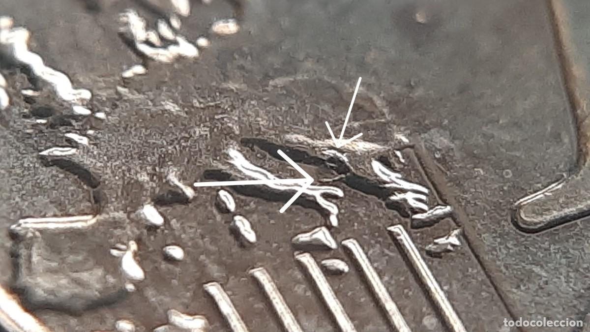 Monedas con errores: (ESPA&Ntilde;A)(2024)(ERROR) 10 C&Eacute;NTIMOS CON EXCESO DE METAL - Foto 2