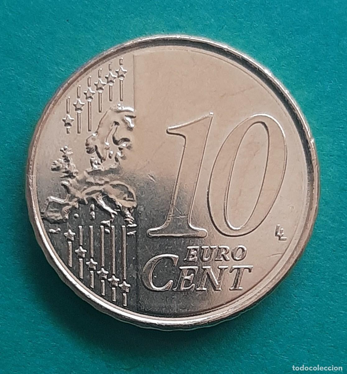 Monedas con errores: (ESPA&Ntilde;A)(2024)(ERROR) 10 C&Eacute;NTIMOS CON EXCESO DE METAL - Foto 5