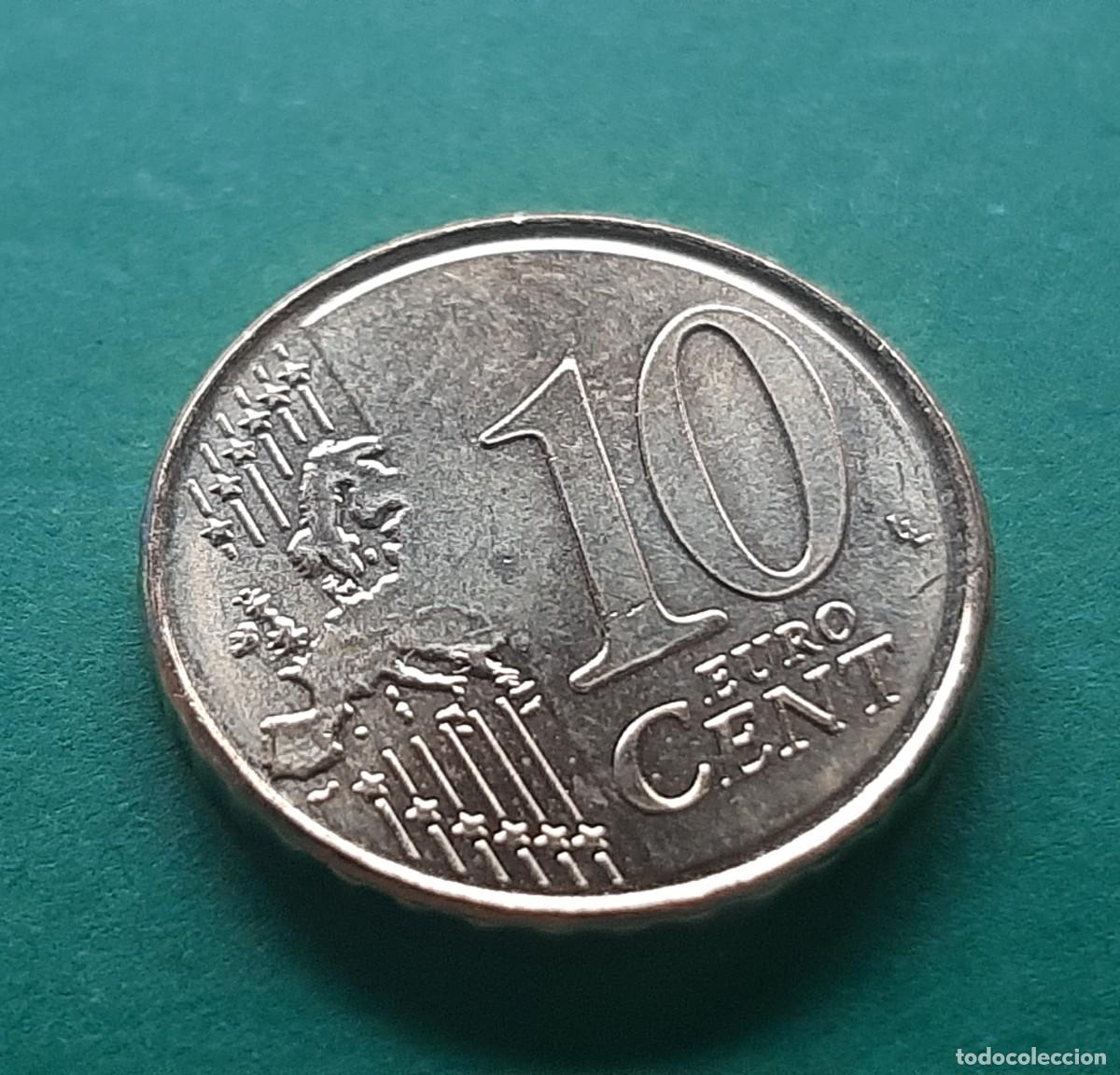 Monedas con errores: (ESPA&Ntilde;A)(2024)(ERROR) 10 C&Eacute;NTIMOS CON EXCESO DE METAL - Foto 7