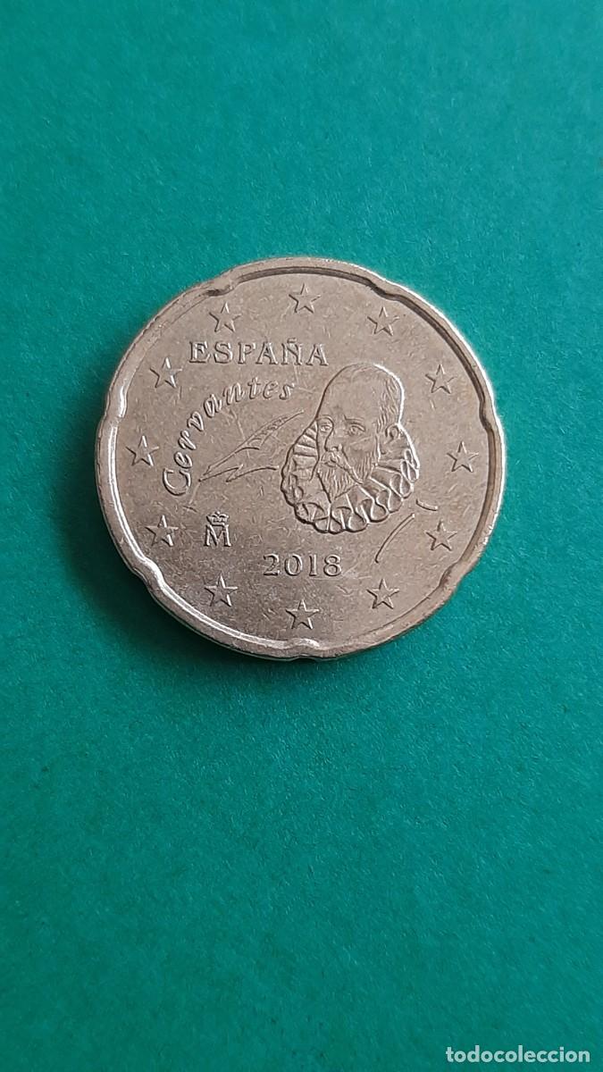 Monedas con errores: (ESPA&Ntilde;A)(2018)(ERROR) 20 C&Eacute;NTIMOS CON EXCESO DE METAL - Foto 6