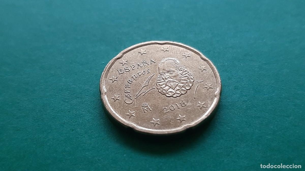 Monedas con errores: (ESPA&Ntilde;A)(2018)(ERROR) 20 C&Eacute;NTIMOS CON EXCESO DE METAL - Foto 7