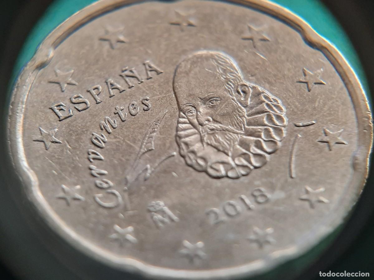 Monedas con errores: (ESPA&Ntilde;A)(2018)(ERROR) 20 C&Eacute;NTIMOS CON EXCESO DE METAL - Foto 10