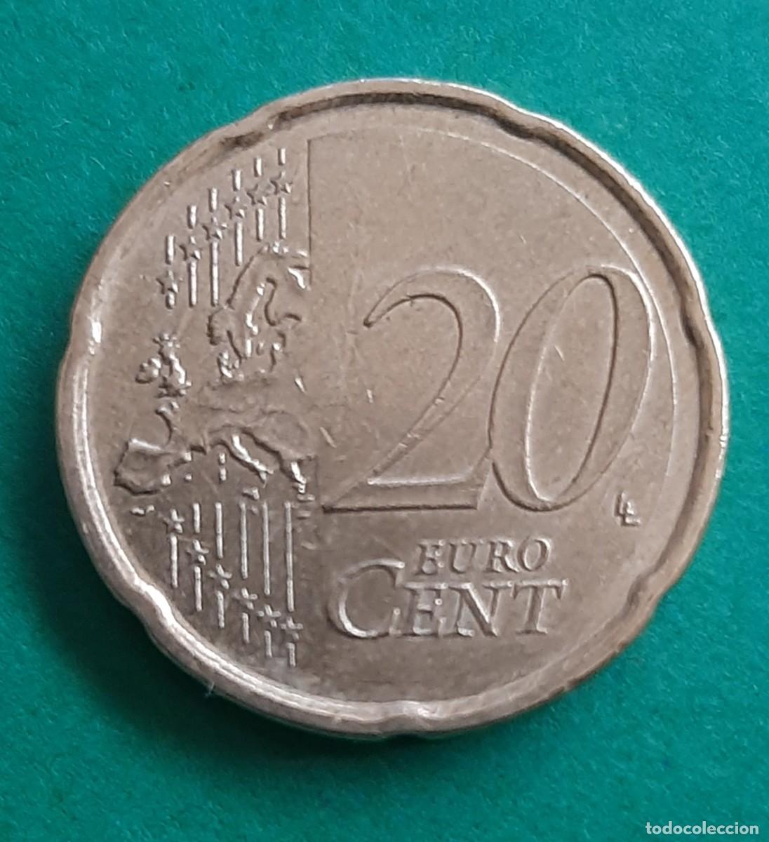 Monedas con errores: (ESPA&Ntilde;A)(2018)(ERROR) 20 C&Eacute;NTIMOS CON EXCESO DE METAL - Foto 11
