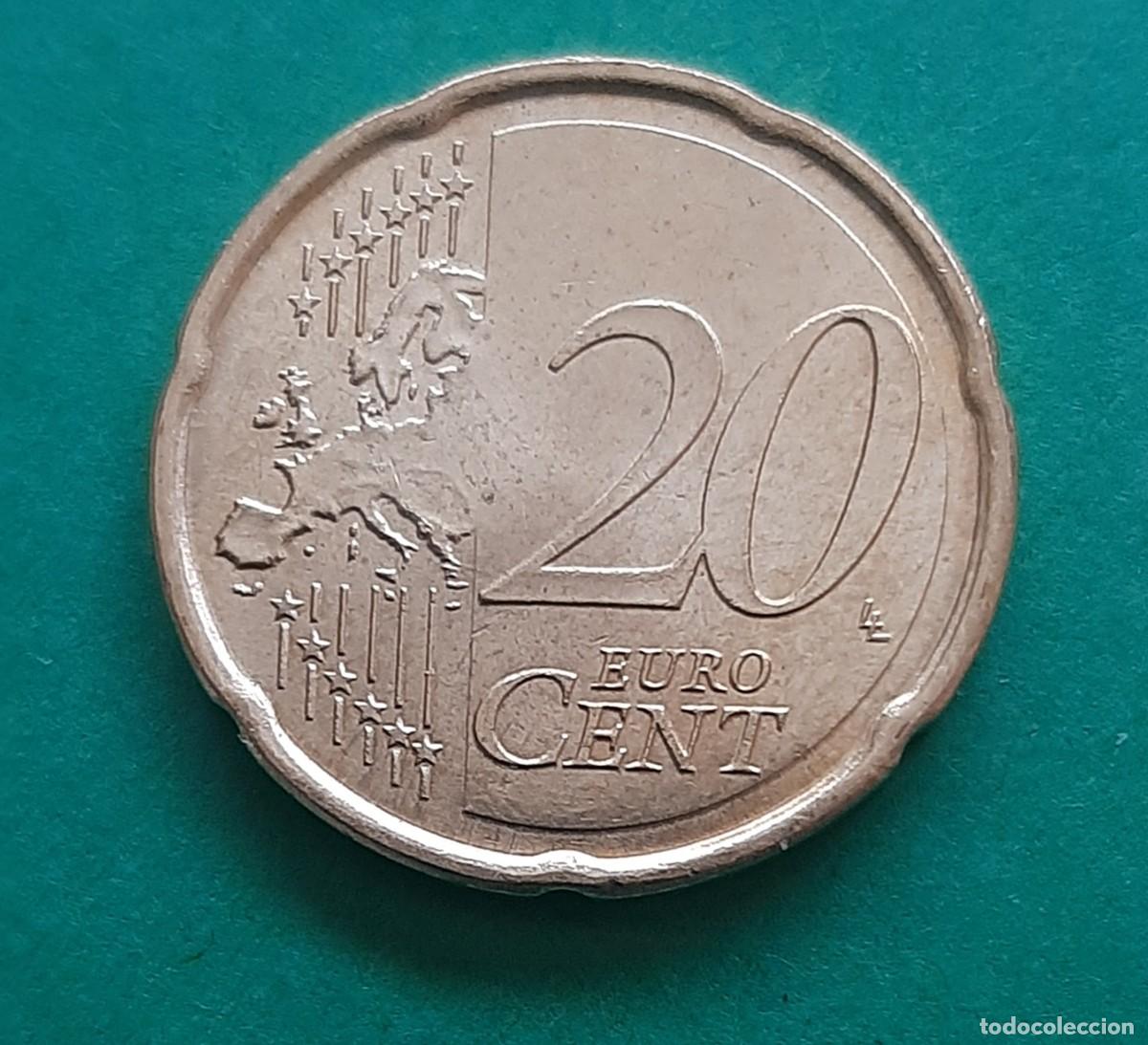 Monedas con errores: (ESPA&Ntilde;A)(2023)(ERROR) 20 C&Eacute;NTIMOS CON EXCESOS DE METAL - Foto 9