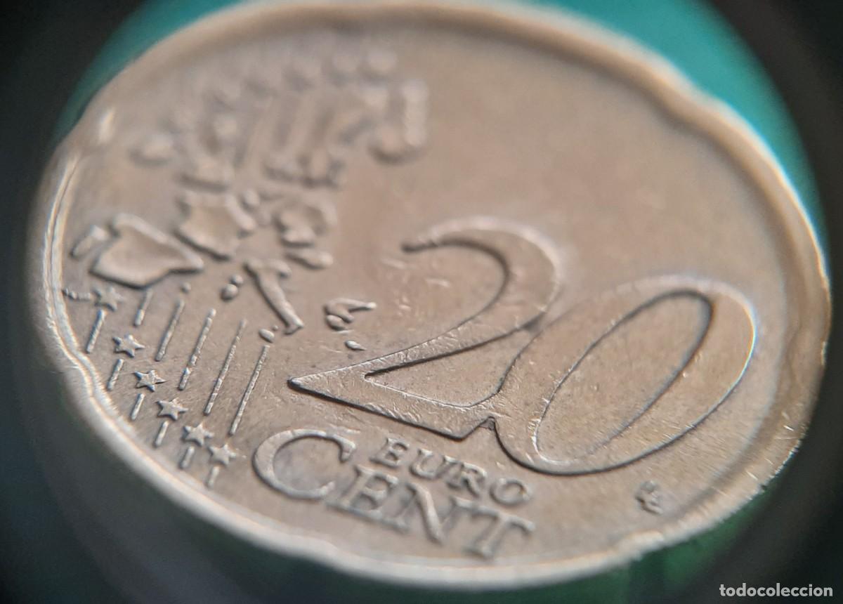 Monedas con errores: (ESPA&Ntilde;A)(1999)(ERROR) 20 C&Eacute;NTIMOS CON EXCESOS DE METAL - Foto 16