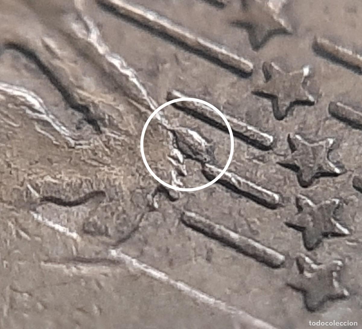 Monedas con errores: (ESPA&Ntilde;A)(2007)(ERROR) 20 C&Eacute;NTIMOS CON EXCESO DE METAL - Foto 3