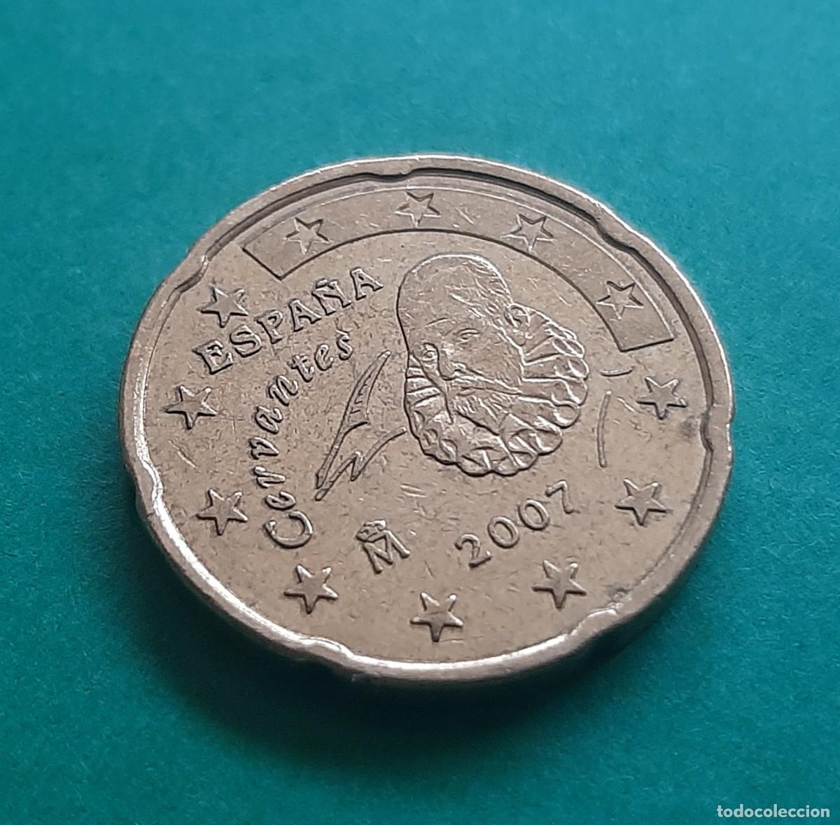 Monedas con errores: (ESPA&Ntilde;A)(2007)(ERROR) 20 C&Eacute;NTIMOS CON EXCESO DE METAL - Foto 9