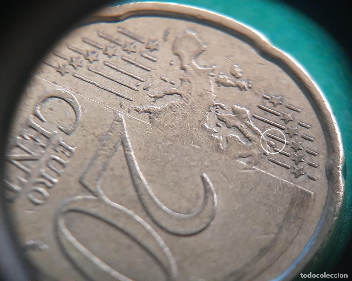 Monedas con errores: (ESPA&Ntilde;A)(2007)(ERROR) 20 C&Eacute;NTIMOS CON EXCESO DE METAL - Foto 11