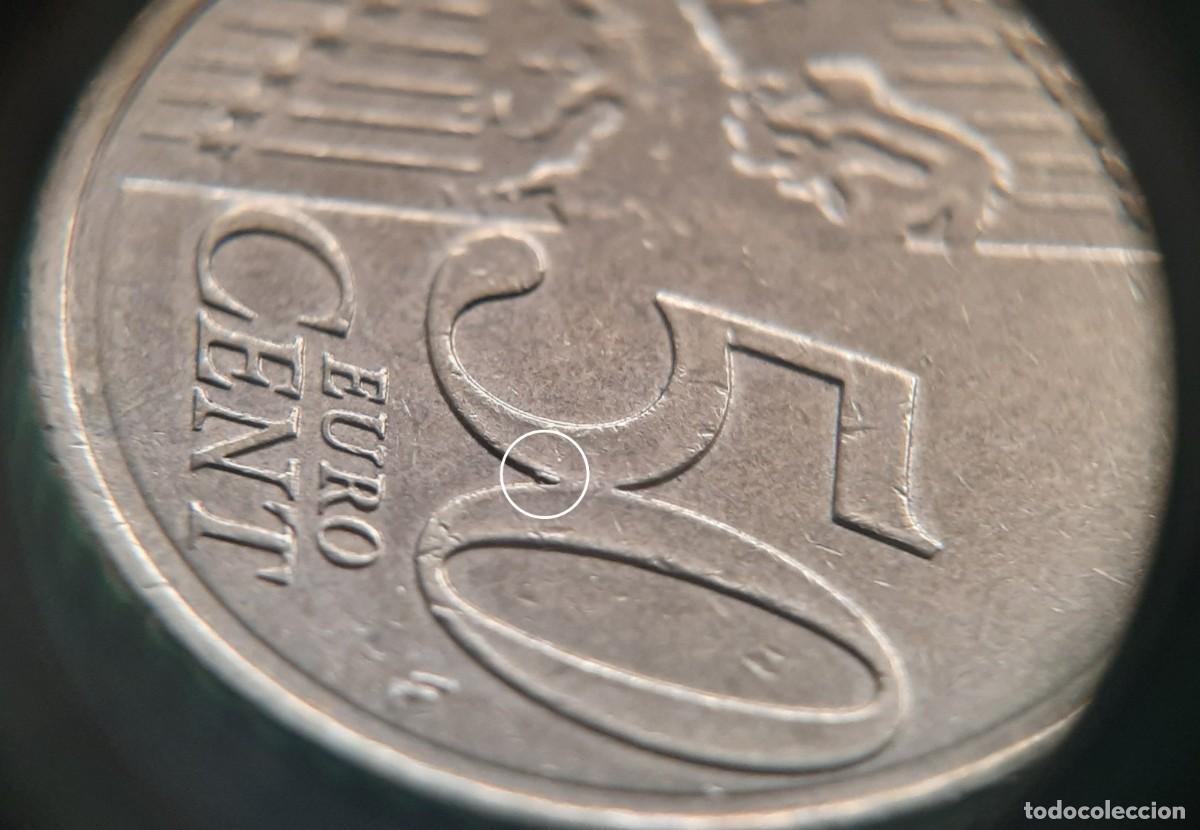 Monedas con errores: (ESPA&Ntilde;A)(2019)(ERROR) 20 C&Eacute;NTIMOS CON EXCESO DE METAL - Foto 13