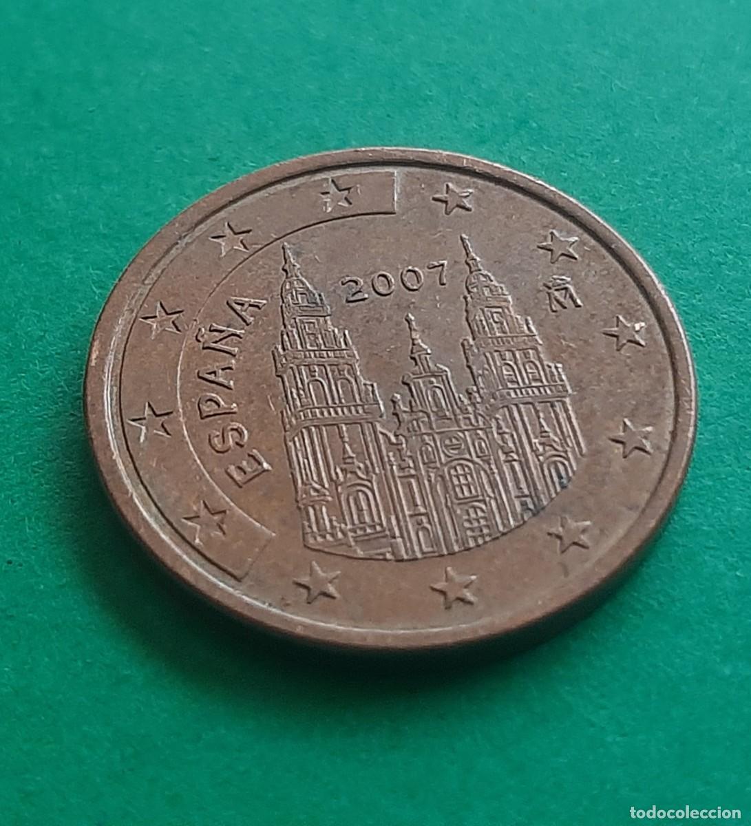 Monedas con errores: (ESPA&Ntilde;A)(2007)(ERROR) 5 C&Eacute;NTIMOS DE EURO CON EXCESO DE METAL EN ESTRELLA - Foto 8
