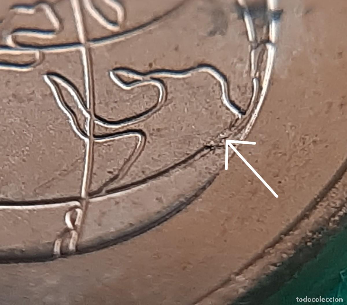 Monedas con errores: (ESPA&Ntilde;A)(2023)(ERROR) 5 C&Eacute;NTIMOS DE EURO CON EXCESOS DE METAL - Foto 14