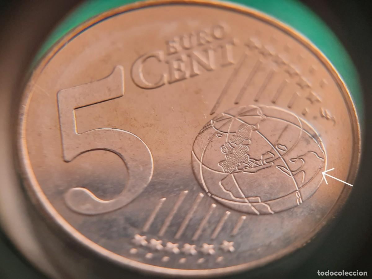 Monedas con errores: (ESPA&Ntilde;A)(2023)(ERROR) 5 C&Eacute;NTIMOS DE EURO CON EXCESOS DE METAL - Foto 15