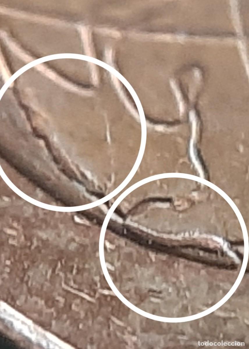 Monedas con errores: (ESPA&Ntilde;A)(2020)(ERROR) 5 C&Eacute;NTIMOS DE EURO CON EXCESOS DE METAL - Foto 3