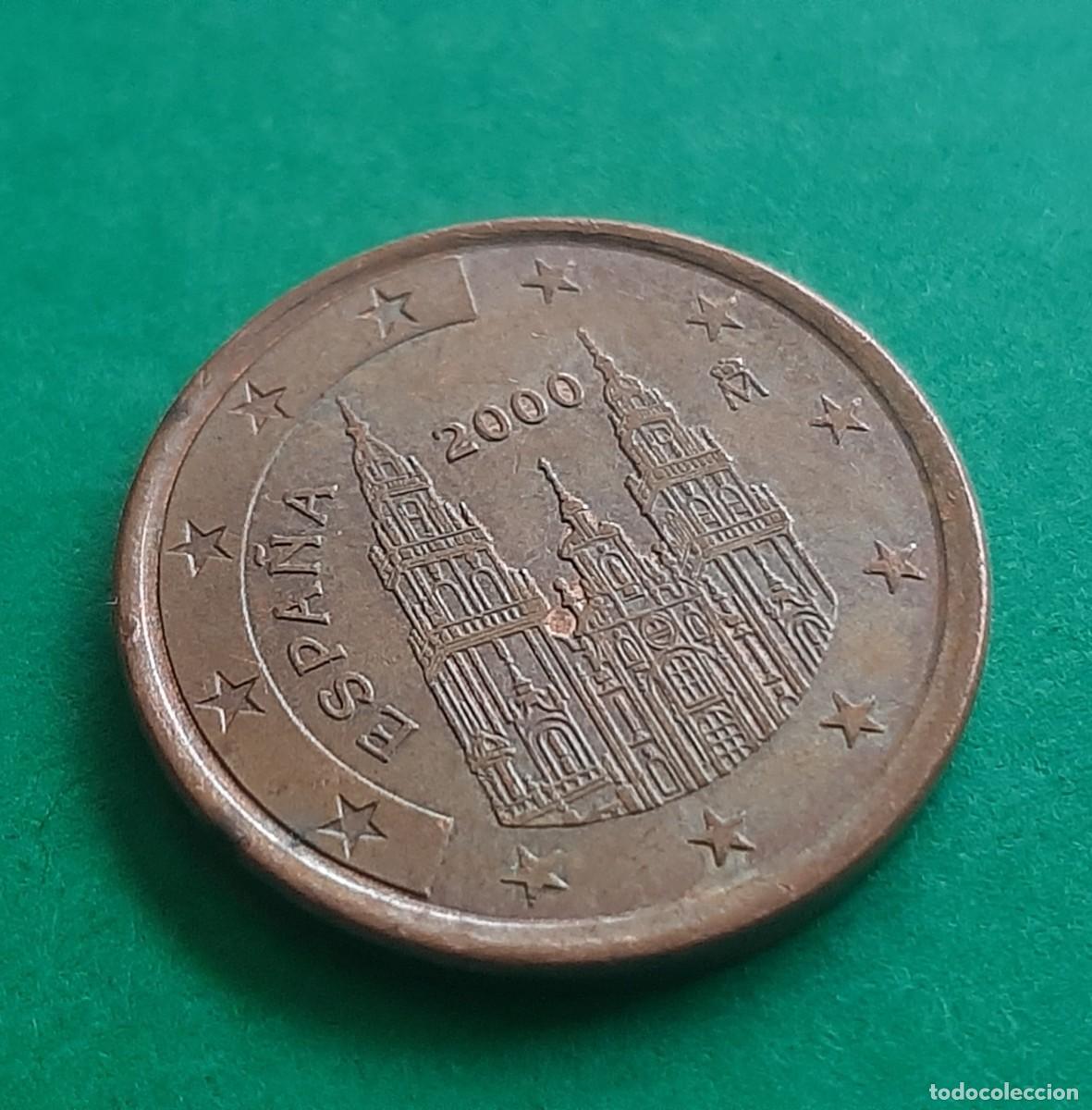 Monedas con errores: (ESPA&Ntilde;A)(2000)(ERROR) 5 C&Eacute;NTIMOS DE EURO CON EXCESO DE METAL - Foto 8