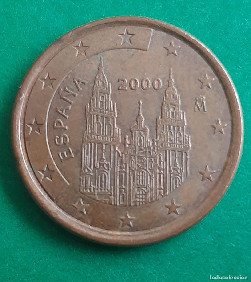 Monedas con errores: (ESPA&Ntilde;A)(2000)(ERROR) 5 C&Eacute;NTIMOS DE EURO CON EXCESO DE METAL - Foto 9
