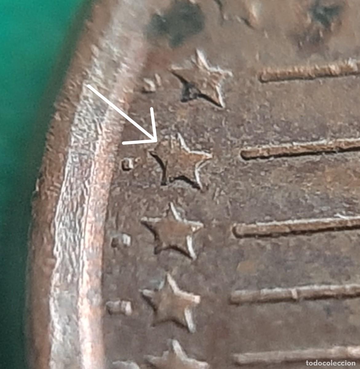 Monedas con errores: (ESPA&Ntilde;A)(2000)(ERROR) 5 C&Eacute;NTIMOS DE EURO CON EXCESO DE METAL - Foto 10