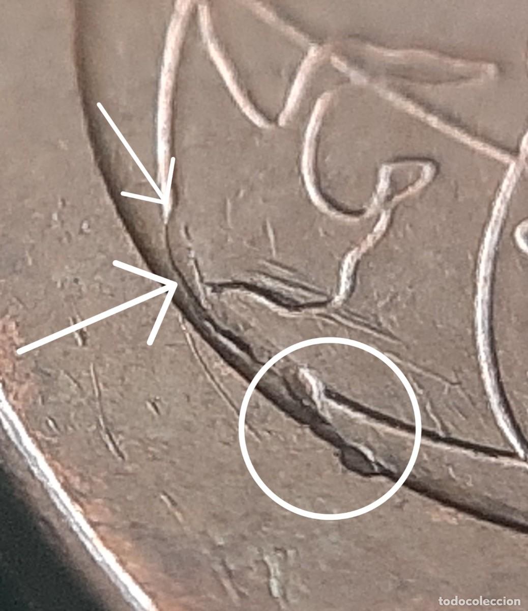 Monedas con errores: (ESPA&Ntilde;A)(2020)(ERROR) 5 C&Eacute;NTIMOS DE EURO CON EXCESOS DE METAL - Foto 2